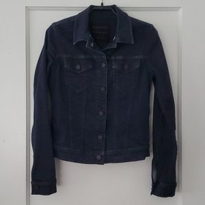 All Saints Raw Denim Jean Jacket SZ 4